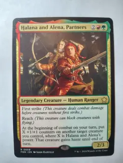 Halana and Alena, Partners 659 R Foundations Magic: The Gathering Near Mint - Image 1