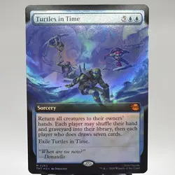 Turtles in Time [New, Near Mint] Extended Art *Foil* {TMNT MTG} - Image 2