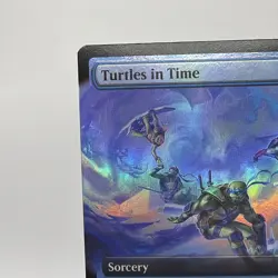 Turtles in Time [New, Near Mint] Extended Art *Foil* {TMNT MTG} - Image 3
