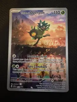 Teal Mask Ogerpon 123 Holo Promo Scarlet & Violet Promo Pokemon Near Mint A1 - Image 1