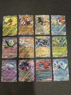 Pokemon Black Bolt White Flare ex Lot Set of 12 Cards Double Rare English - NM/M - Image 1