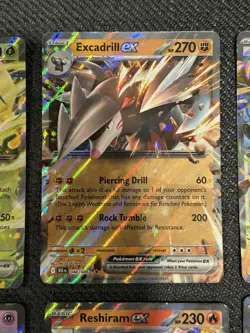 Pokemon Black Bolt White Flare ex Lot Set of 12 Cards Double Rare English - NM/M - Image 3