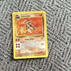 Wizards of the Coast Kabutops 9/62 Fossil Rare Unlimited Eng Stage 2 60HP 1999 - Image 1