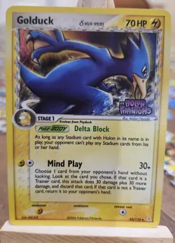 Golduck (Delta Species) 43/110 Holon Phantoms Reverse Holo Pokemon TCG Card - Image 1