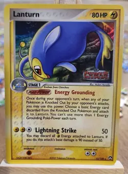 Lanturn 15/108 Power Keepers Reverse Holo Pokemon TCG Card - Image 1