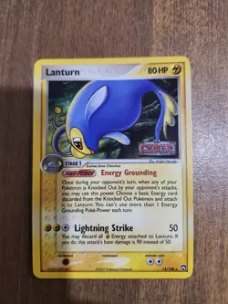 Lanturn 15/108 Power Keepers Reverse Holo Pokemon TCG Card - Image 3