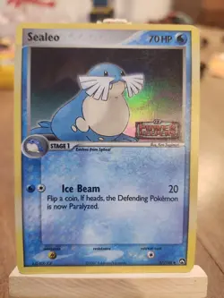 Sealeo 37/108 Power Keepers Reverse Holo Pokemon TCG Card - Image 1