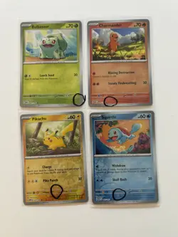SWIRLS !! Pokemon 151 Costco Reverse Rev Cosmos Holo Promo Set VARIANT A - Image 1