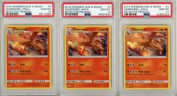 3X OF 2019 POKEMON SUN & MOON #5 CHARIZARD HOLO GEM MT PSA 10 DETECTIVE PIKACHU - Image 1