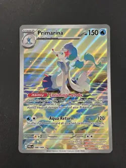 Pokemon TCG Primarina 088/084 Illustration Rare Pitch Black Near Mint English - Image 1