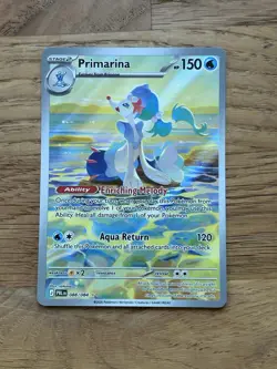 Pokemon TCG Primarina 088/084 Illustration Rare Pitch Black Near Mint English - Image 2