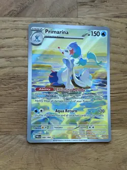 Pokemon TCG Primarina 088/084 Illustration Rare Pitch Black Near Mint English - Image 3