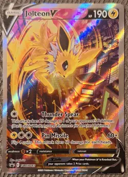 Jolteon V SWSH183 SWSH: Sword & Shield Promo Cards Holo VLP - Image 1
