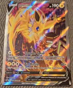 Jolteon V SWSH183 SWSH: Sword & Shield Promo Cards Holo VLP - Image 2