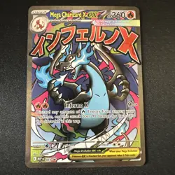 Pokemon TCG: Mega Charizard X ex 023 Me: Mega Evolution Promo Holo NM - Image 1
