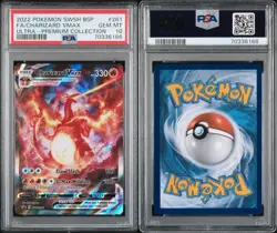 CHARIZARD VMAX PROMO | PSA 10 | ULTRA PREMIUM COLLECTION 2022 POKEMON SWSH #261 - Image 3