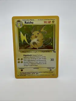 LOT OF 5 -Pokemon Fossil Set - Ditto, Raichu, Moltres, Kabutops, Hypno - DMG-LP - Image 3