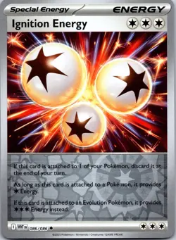 Ignition Energy 086/086 Uncommon White Flare Pokemon Reverse Holo Near Mint - Image 1