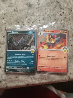 Armarouge And Zarude Stamped Promos Pitch Black Sealed - Image 1