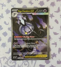 Mega Chandelure EX Evolutions 115/084 Secret Rare Holo EN 2016 Pokemon TCG - Image 1