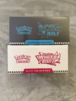 Pokemon Black Bolt and White Flare Elite Trainer Box ETB New & Sealed - Image 3