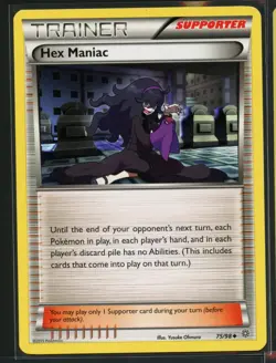 Hex Maniac 75/98 Uncommon Ancient Origins Pokemon Near Mint - Image 1