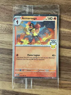 Pitch Black Armarouge Best Buy Promo Holo Rare 30th stamped sealed - Image 1