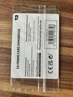 Pitch Black Armarouge Best Buy Promo Holo Rare 30th stamped sealed - Image 4