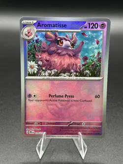 Pokemon Aromatisse SV: Prismatic Evolutions Holo Poke Ball Pattern 039/131 - Image 1