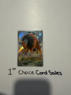 Tauros 096/086 Holo Illustration Rare Chaos Rising Pokemon Near Mint - Image 1