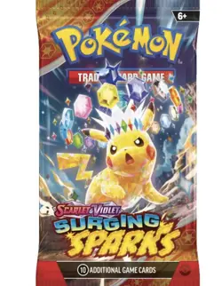 Pokemon Surging Sparks (1) Booster Pack - Factory Sealed - Random Pack Art - Image 1