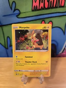 Morpeko *Swirl #3* SWSH116 Black Star Promo Pokemon NM W Sleeve & Top Loader - Image 1