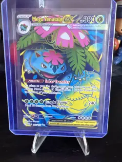 Mega Venusaur EX 155/132 Mega Evolution ENGLISH Pokemon TCG Card NM Ultra Rare - Image 1