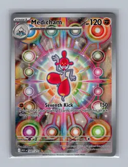 Medicham 241/217 Illustration Rare Ascended Heroes Pokemon Holo Near Mint - Image 1