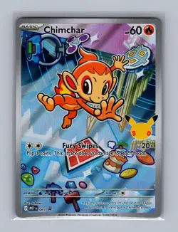 Chimchar 041 Holo Promo ME: Mega Evolution Promo Pokemon Near Mint - Image 1