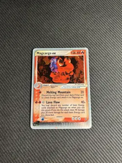 Pokemon TCG Magcargo ex 95/97 Dragon Holo MP - Image 3