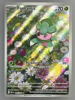Fomantis 085/084 Me05: Pitch Black Pokemon NM - Image 1