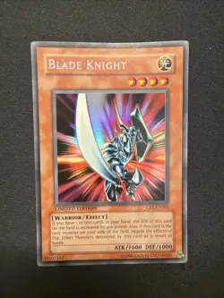 yugioh Blade Knight CT1-EN002 Misprint Error Super Rare Picture Limited MP - Image 1
