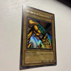Yugioh Exodia Left Arm of the Forbidden One LOB-123 Ultra Rare 1st Ed LP-MP - Image 3