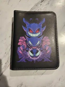 Pokemon Center Gengar Haunter Gastly 4-Pocket Card File Binder Sheet Storage - Image 2