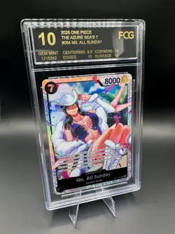 2026 One Piece The Azure Sea’s 7 #084 Ms. All Sunday Gem Mint 10 - Image 1