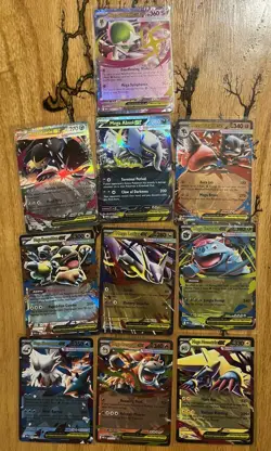 MEGA Evolutions - English Full Set Of Double Rare EXs (10 Total Cards) - Image 1