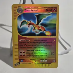 Pokemon Expedition Base Set Charizard Reverse Holo 6/165 LP Card Clean! - Image 1