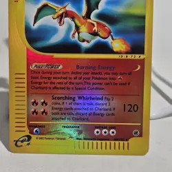 Pokemon Expedition Base Set Charizard Reverse Holo 6/165 LP Card Clean! - Image 3