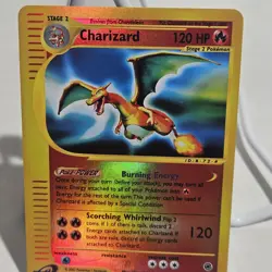 Pokemon Expedition Base Set Charizard Reverse Holo 6/165 LP Card Clean! - Image 4