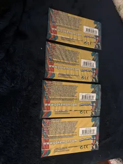 Pokemon XY FURIOUS FISTS 3 card booster pack ART SET - SEALED - 4 Packs - Image 2