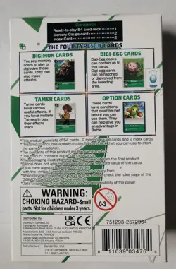 Digimon Card Game Starter Deck Giga Green New Sealed By Bandai - Image 2