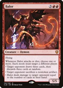 MTG Commander Legends: Battle for Baldur's Gate CLB Balor MINT - Image 1