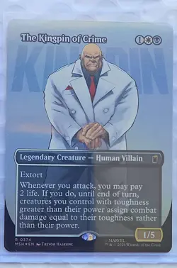 Kingpin of Crime (Borderless) **FOIL**, Marvel, Magic the Gathering, MTG **NEW** - Image 1