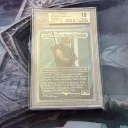 BGS 10 Cloud Midgar Mercenary Borderless Surge Foil 0520, MTG Final Fantasy - Image 1